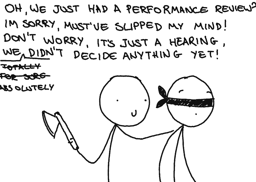 totally premeditated firing